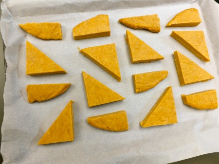 perfect triangles or daggers that look like they’re made out of orange shit…